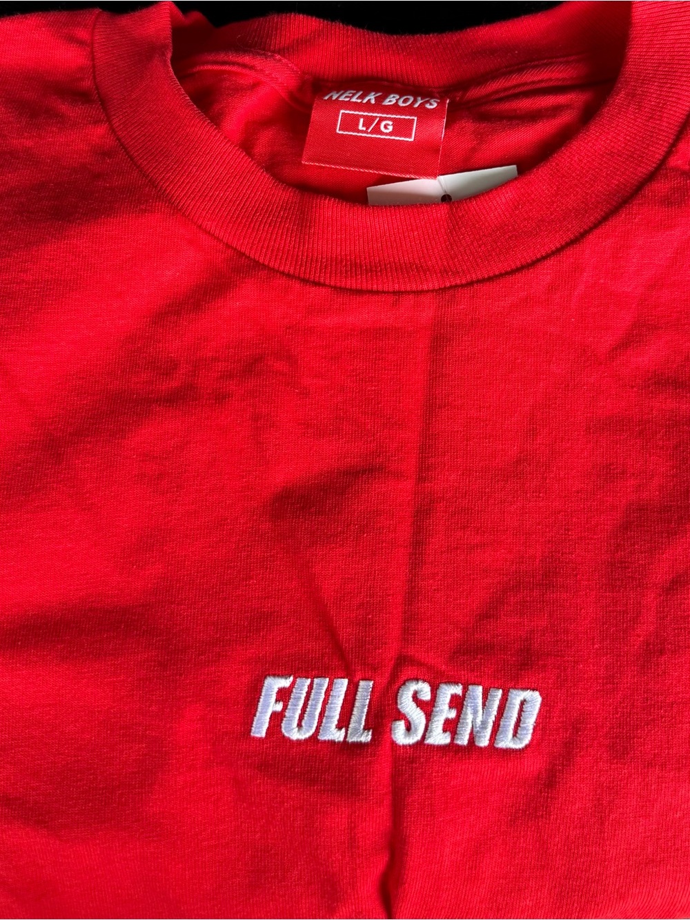Full Send Embroidered sweater - Red